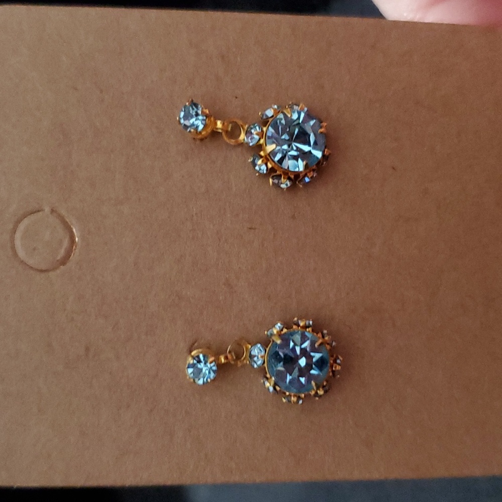 🔸️5/$25🔸️Dainty Vintage Blue Earrings